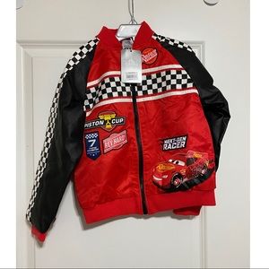 Lightning McQueen Boy Varsity Jacket NWT!